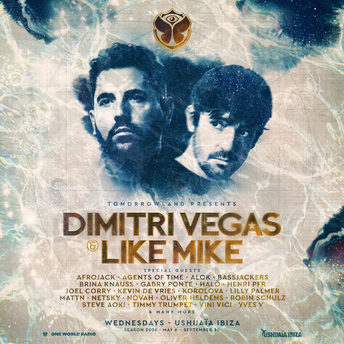 Tomorrowland and Dimitri Vegas & ike Mike Return to Ushuaïa This Wednesday, September 23