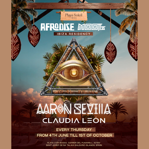 AFRODISE & MOOTS at Playa Soleil Ibiza This Thursday, September 24