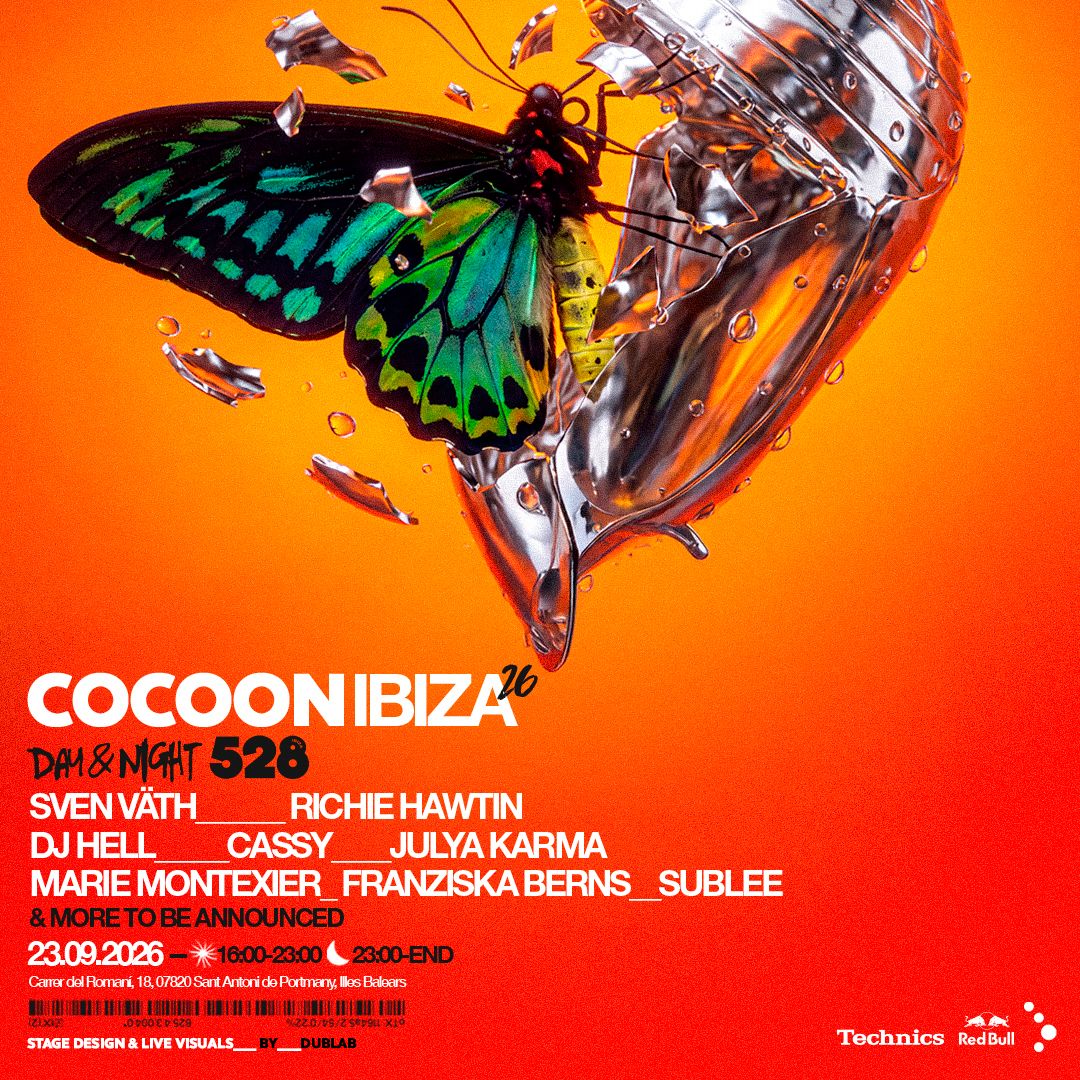 Cocoon Returns to 528 Ibiza for Its 2026 Season Closing on September 23