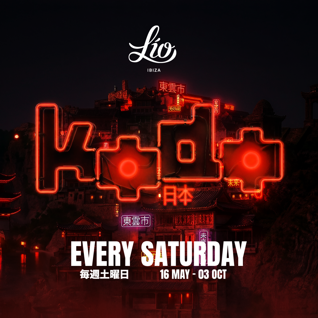 KŌDŌ Brings Its Immersive House Experience to Lío Ibiza This Saturday