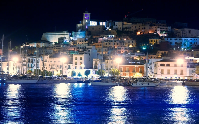 Ibiza Old Town at Night Costs Nothing