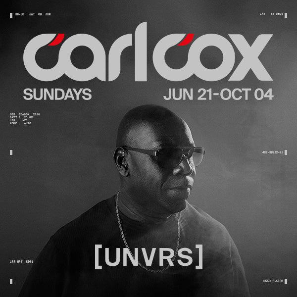Carl Cox Brings Dennis Cruz, Loco Dice and More to [UNVRS] Ibiza This Sunday