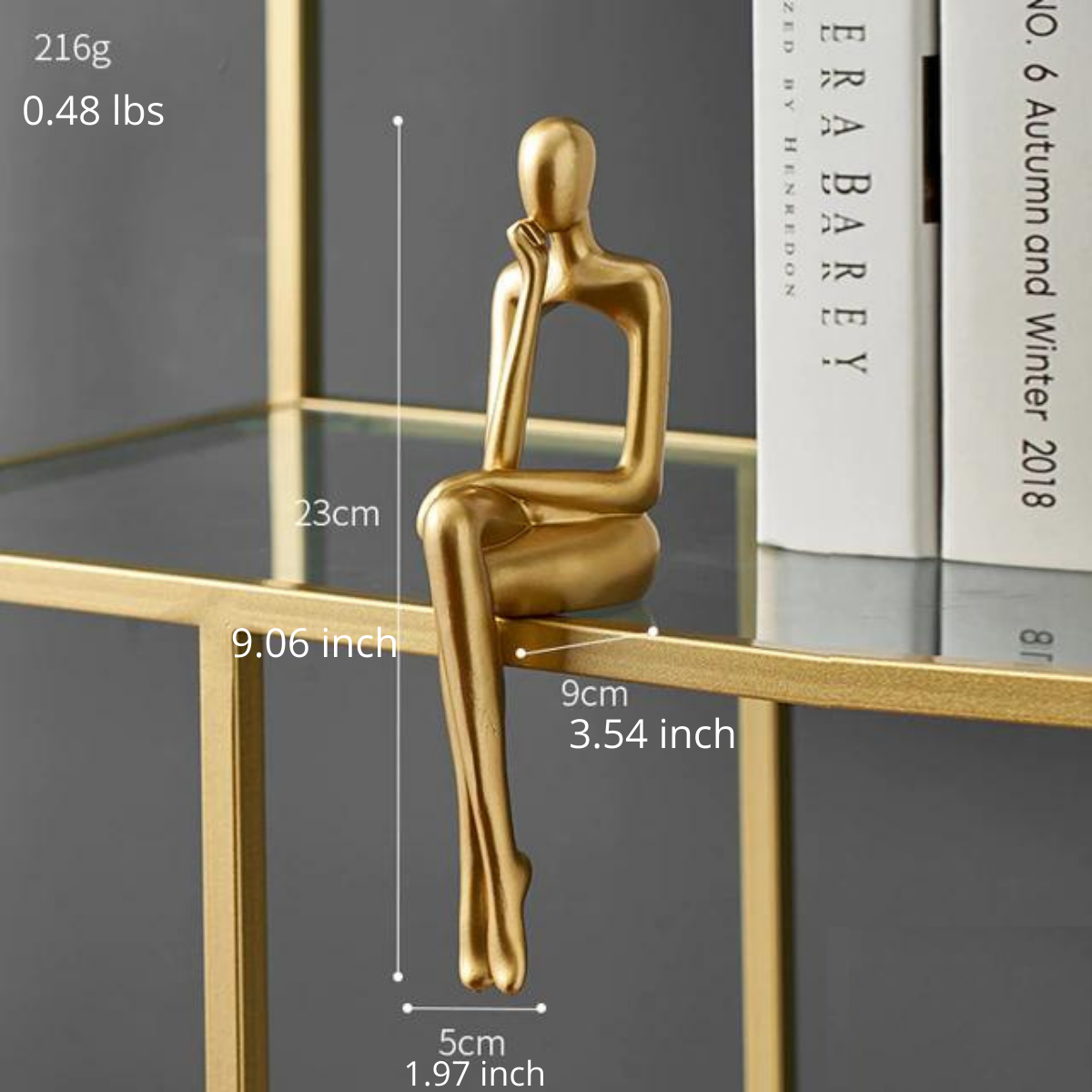 ArtZ® Abstract Bookshelf Decor Figurines - Thinker