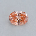 0.82 Carat Fancy Pink Vivid Oval Cut Lab Grown Diamond