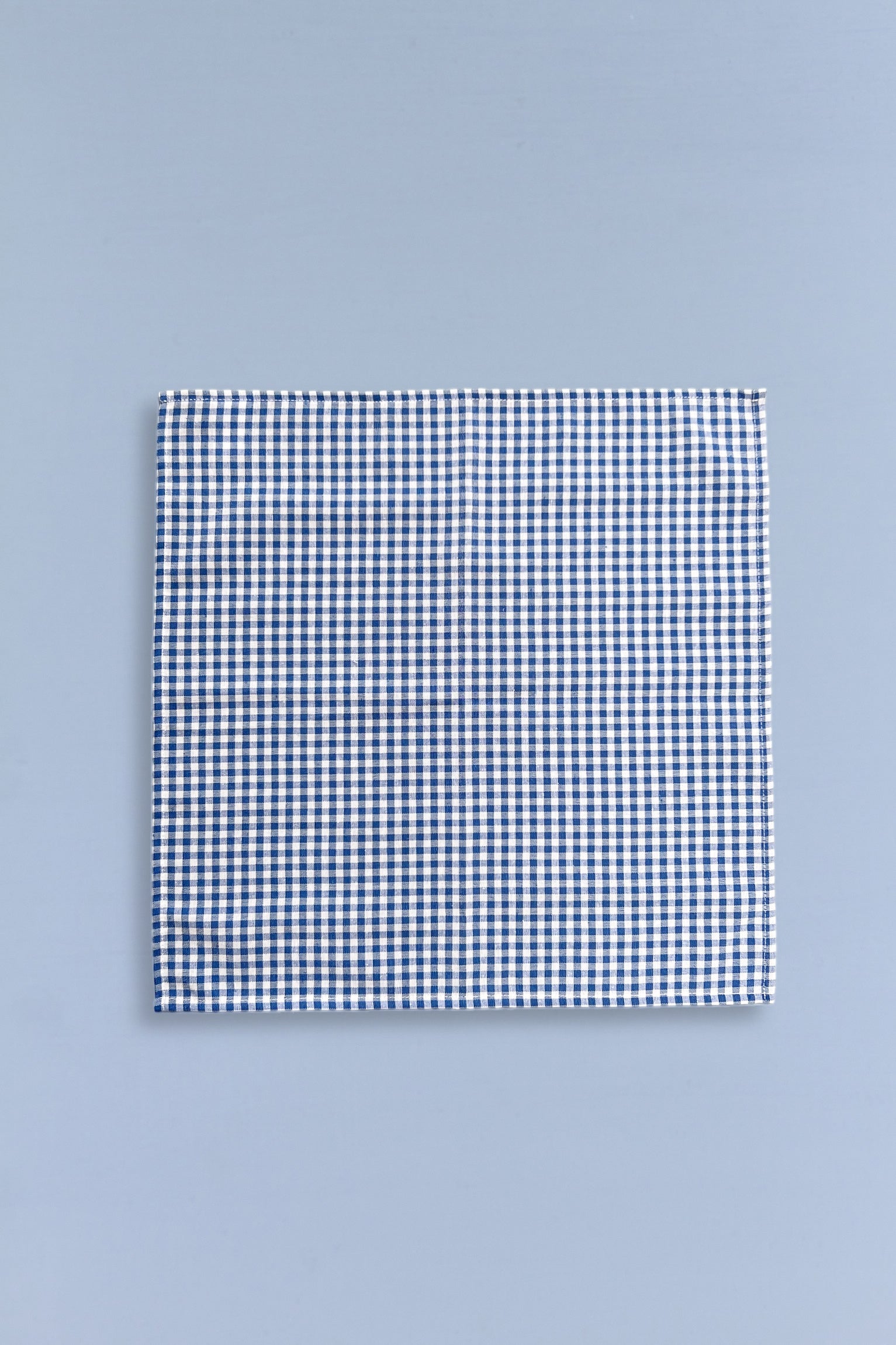 Servilleta vichy azul cuadro pequeño (pack de 2)