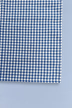 Servilleta vichy azul cuadro pequeño (pack de 2)