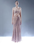 Shimmering Stillness Sari By KYNAH, Luxury Indian Fashion & Bridal Wear