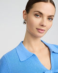 Express Women's Chunky Rain Drop Earrings in Silver