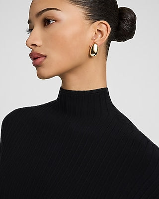 Express Women's Chunky Kidney Drop Earrings in Gold