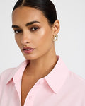 Express Women's Textured Drop Square Door Knocker Stud Earrings in Gold