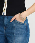 Express Women's Linked Mixed Metal Bangle Bracelets
