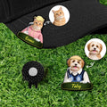 Clip magnético personalizado con foto de mascota de dibujos animados para sombrero Marcador de pelota de golf con nombre Cumpleaños Aniversario Día del partido Regalo para amantes del golf