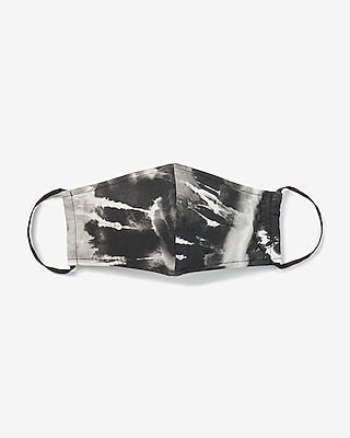 Women's Olivia Culpo Express Together Tie Dye Face Mask in B&w Print