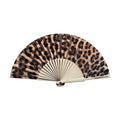 Leopard Print 23cm fan