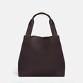 Slouchy Tote - Nappa Leather - Dark Chocolate