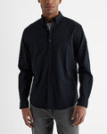 Express Men's Stretch Cotton Poplin Shirt in Jet Black