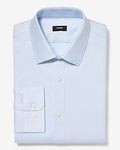 Express Men's Extra Slim Textured Stretch 1Mx Dress Shirt in Sky Blue