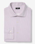 Express Men's Slim Striped Spread Collar 1Mx Dress Shirt in Red Small