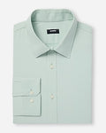 Express Men's Slim Mini Dot Wrinkle-Resistant Everyday Performance Dress Shirt in White