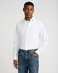 Express Men's Slim Stretch Modern Tech 1Mx Dress Shirt in White