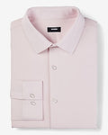 Express Men's Slim Stretch Modern Tech 1Mx Dress Shirt in Pink Small