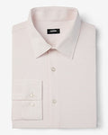 Express Men's Slim Triangle Geo Stretch Modern Tech 1Mx Dress Shirt in Soft Blush