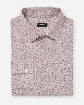 Express Men's Slim Stretch Modern Tech 1Mx Dress Shirt in Red Small