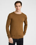 Express Men's Merinotouch Crew Neck Sweater in Neutral Small