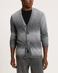 Express Men's Gradient Cotton-Blend Cardigan in Heather Gray