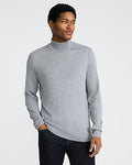 Express Men's Merinotouch Turtleneck Sweater in Gray Small