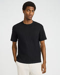Express Men's Classic Fit Textured Jacquard T-Shirt in Black Small