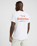 Express Men's Budweiser Graphic T-Shirt in Bright White