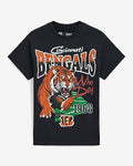 Express Men's Cincinnati Bengals Cotton Graphic T-Shirt in Pitch Black