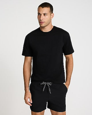 Express Men's Classic Fit Premium Weight T-Shirt in Black Small