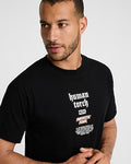 Express Men's Marvel Human Torch Graphic T-Shirt in Black
