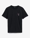 Express Men's Mini Split X Logo Cotton Graphic T-Shirt in Black Small