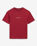 Express Men's Classic Fit Red No Risk No Story Graphic T-Shirt in Ruby Gem