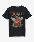 Express Men's Tom Petty Black Graphic T-Shirt in Pitch Black