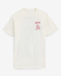 Express Men's Jaws Ivory Graphic T-Shirt in White Small
