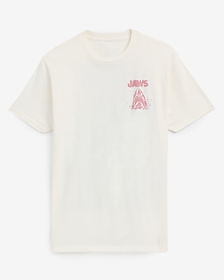 Express Men's Jaws Graphic T-Shirt in Ivory