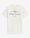 Express Men's Mickey Mouse Ivory Golf Graphic T-Shirt in White Small