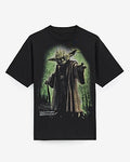 Express Men's Star Wars Yoda Graphic T-Shirt in Black Small