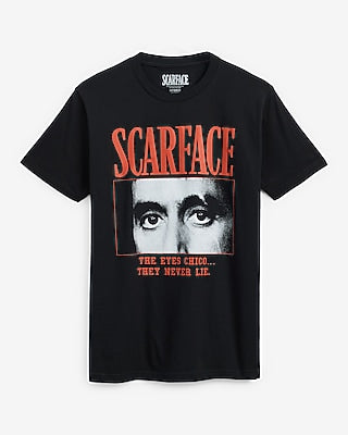 Express Men's Scarface Graphic T-Shirt in Black Small
