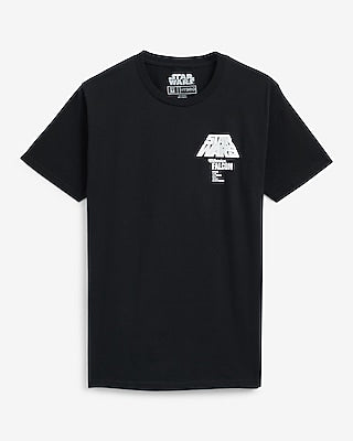 Express Men's Star Wars Millennium Falcon Graphic T-Shirt in Pitch Black