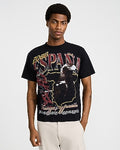 Express Men's Spain Cotton Soccer Graphic T-Shirt in Black Small