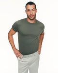 Express Men's Perfect Pima Cotton Crew Neck T-Shirt in Green Small