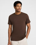Express Men's Perfect Pima Cotton Crew Neck T-Shirt in Brown Small