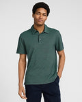 Express Men's Geo Block Jacquard Polo in Blue Small