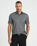 Express Men's Geo Print Classic Fit Polo in Black Small