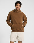 Express Men's Garment Wash Hoodie in Red Small